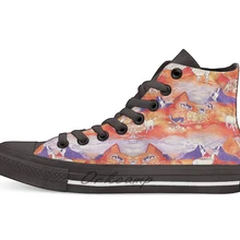 Перу Повседневная Высокая холщовая Обувь Кеды легкие ботинки для ходьбы