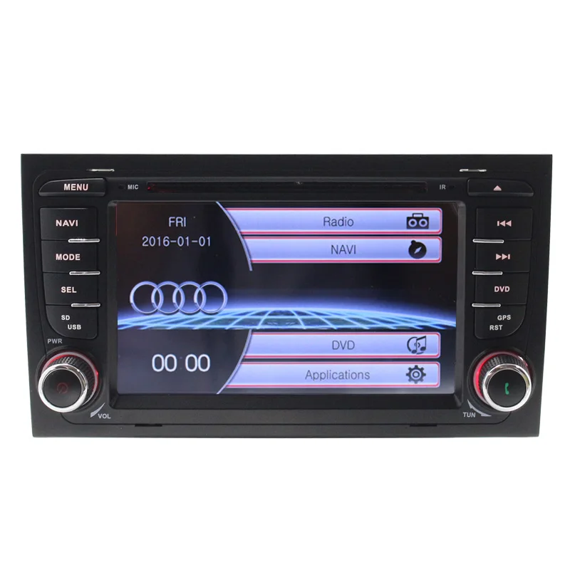 Radio Bluetooth RDS Can Bus Car DVD Player For AUD IA4 Wince6 0 GPS Navigation Free