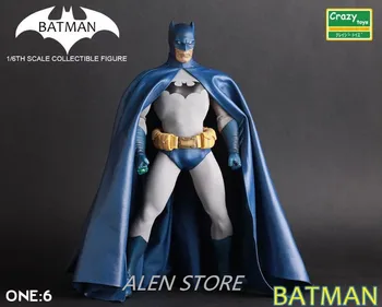 

ALEN Batman Blue Ver. Variant Action Figure Blue Joint Movable Ver. Batman PVC Figure Toy Brinquedos Anime 30CM