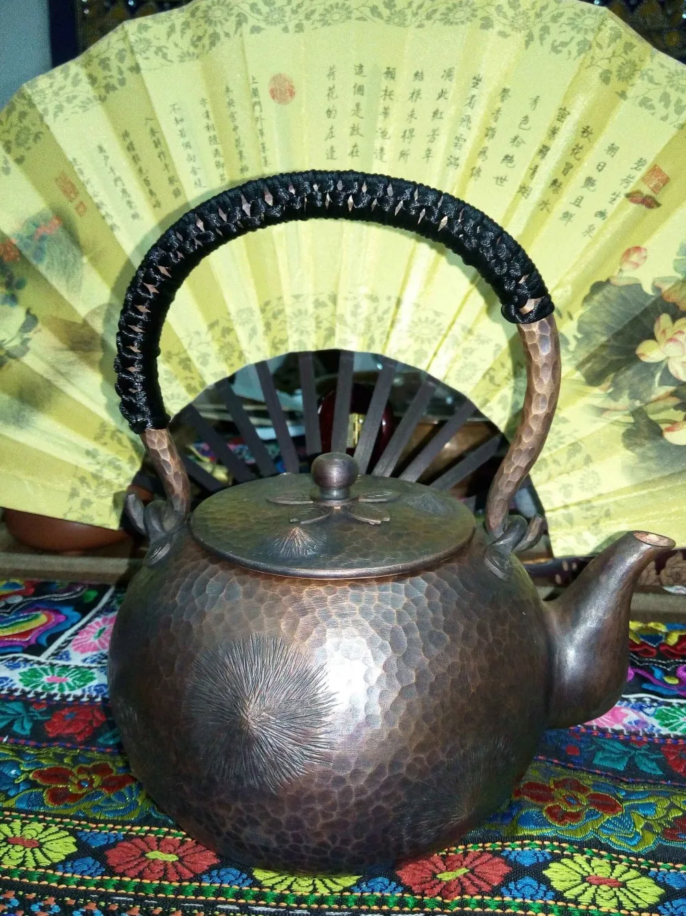 Медный чайник для размягчения воды 1,3 л со свистком чайники для воды
