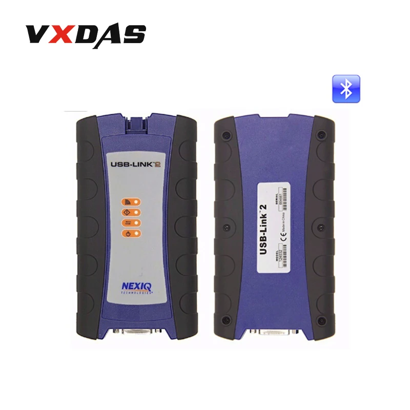 

VXDAS Bluetooth NEXIQ 2 USB Link (124032) Kit Heavy Truck Interface OBDII Scan Tools Auto Diagnostic Tool With Software