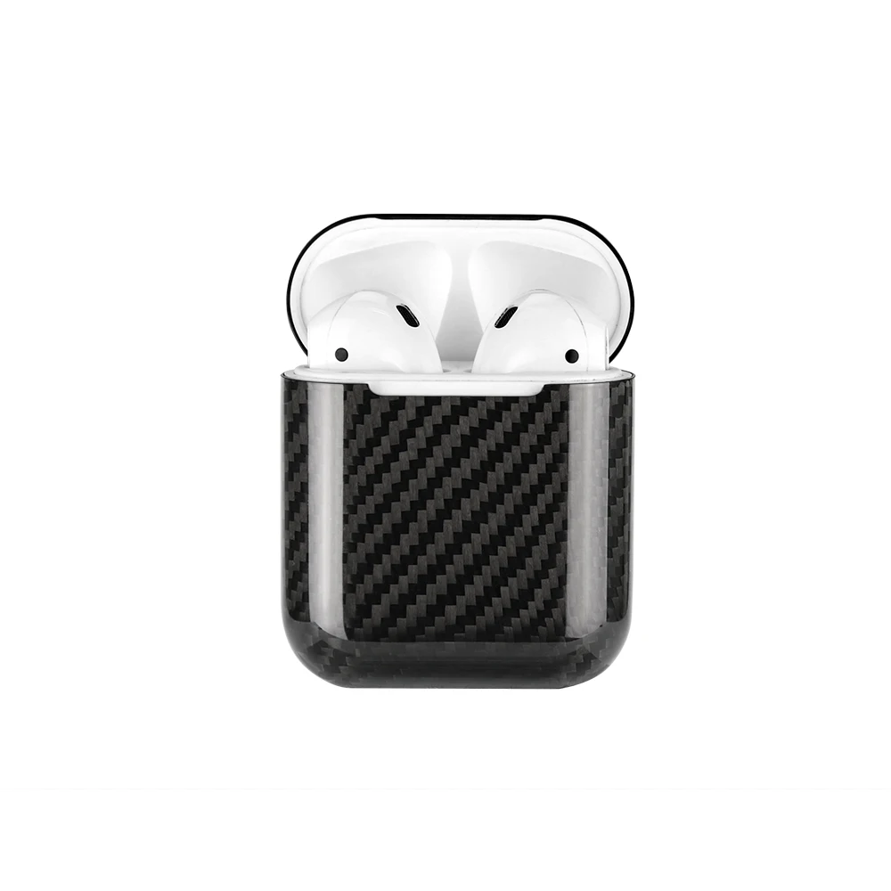 Mcase for Apple AirPods in Earphones Headphones Case Cover Bluetooth Wireless Earphone Real Carbon Fiber Case for AirPods