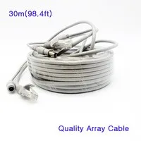 Сетевой кабель 40 м 131ft RJ45 Cat5e Ethernet 2 в 1 кабель питания и Сетевой удлинитель IP камера линия CCTV система LAN шнур