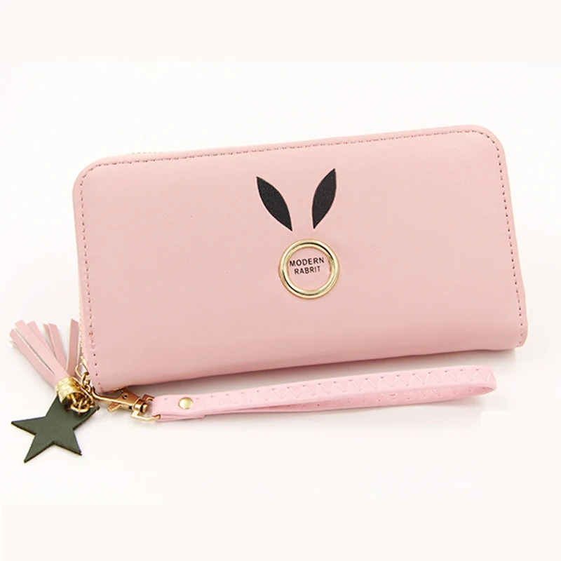 

Casual Women long Wallets Purses Cartoon Totes Feminina Leather Clutch Bags Girls Zipper Card Coin Money Holder Lady Pouch Pack