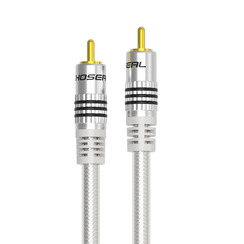 Choseal 30th anniversary QS6771 RCA Subwoofer Speaker Cable Digital Coaxial Audio Cable