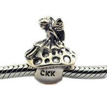 DIY Подходит Пандора талисманы браслеты лес Фея бусины 925 пробы-серебро-ювелирные изделия