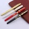 1pc new golden red black  Fine  Nib Fountain Pen School Office Writing Supplies ► Photo 3/6