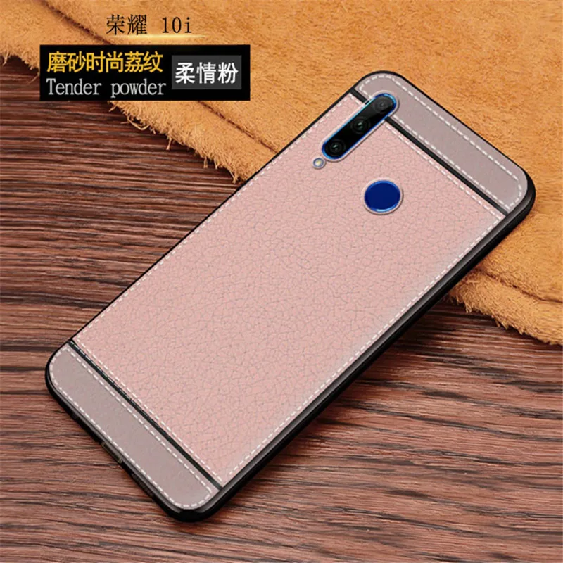 

On For Huawei Honor 10i Case cover Textured Soft TPU Silicone pouch Case On For Huawei Honor 10i 10 i HRY-LX1T cover Fundas capa