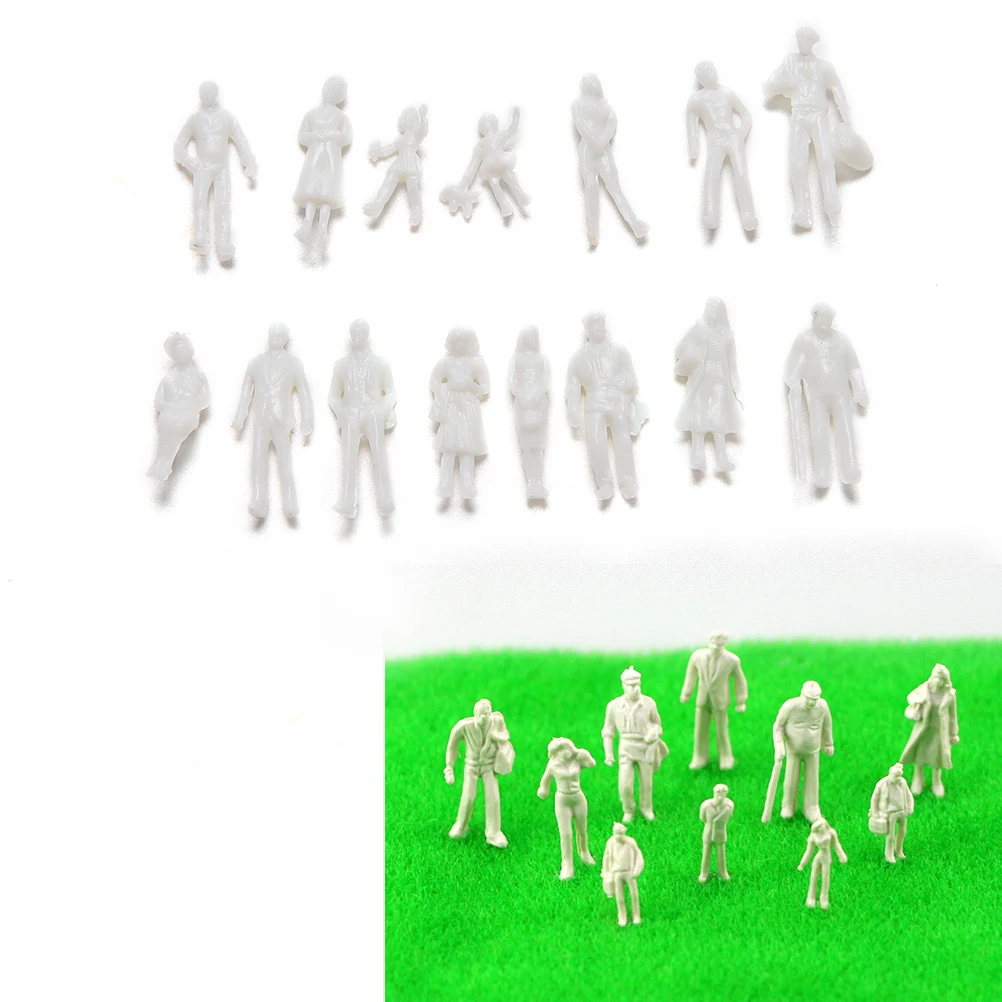miniature figures for train sets