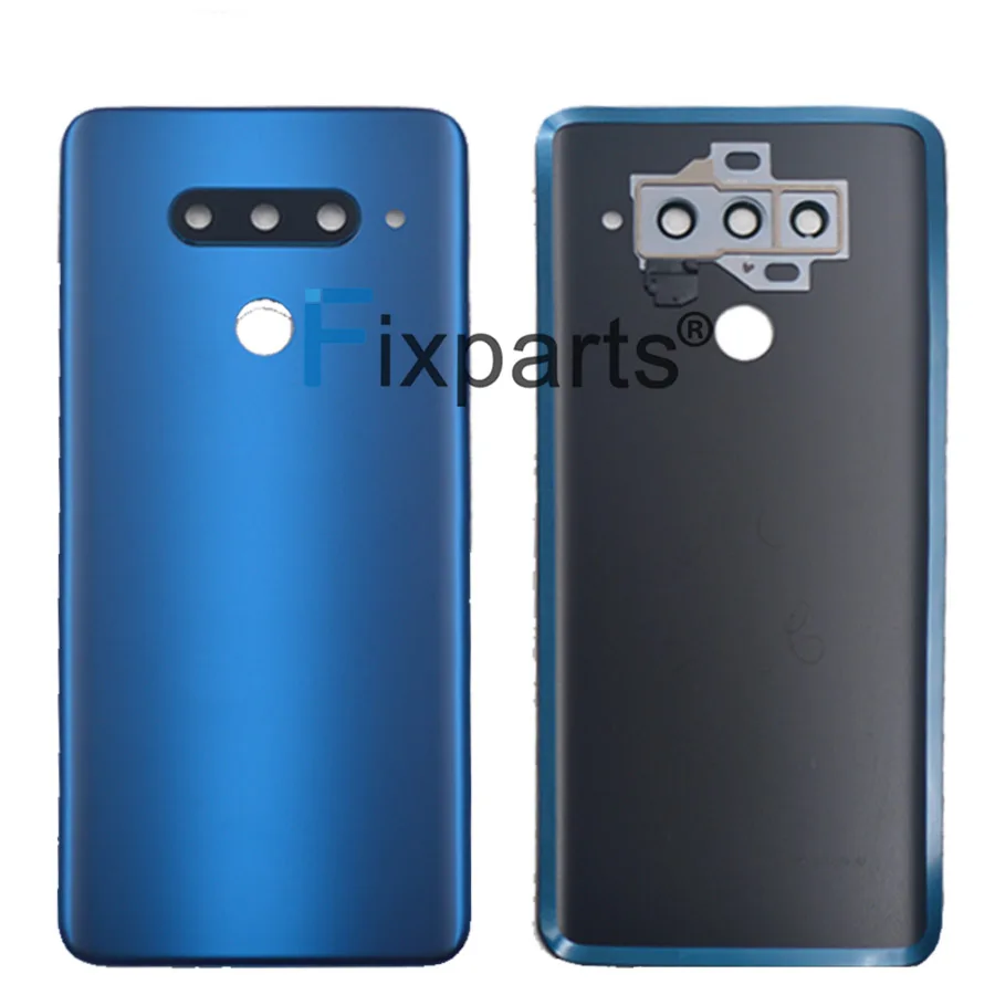 Задняя крышка для LG V40 ThinQ чехол аккумулятора задняя из стекла запасные