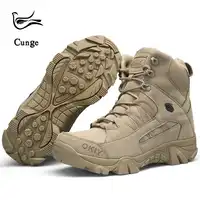 Hot Sale Men Fashion Boots High-quality Autumn Winter Military Tactical Boots Men Desert Combat Boots Outdoor Leather Boots