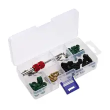 Vodool 71ピース/セットa/cゴムガスケット + acバルブコア + 除去ツール詰め合わせキットシールoリングガスケットワッシャー品質車のアクセサリー