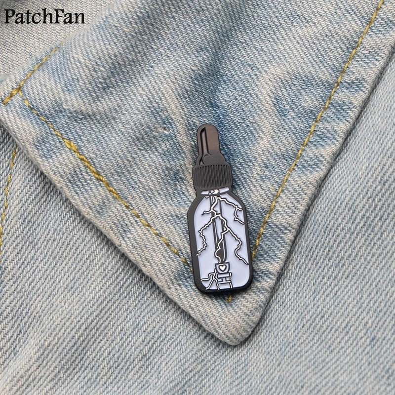 20 шт./лот Patchfan барное освещение цинк значки в виде галстука футболки значки Сумка Одежда рюкзак броши для обуви значки медали diy подарки A1801