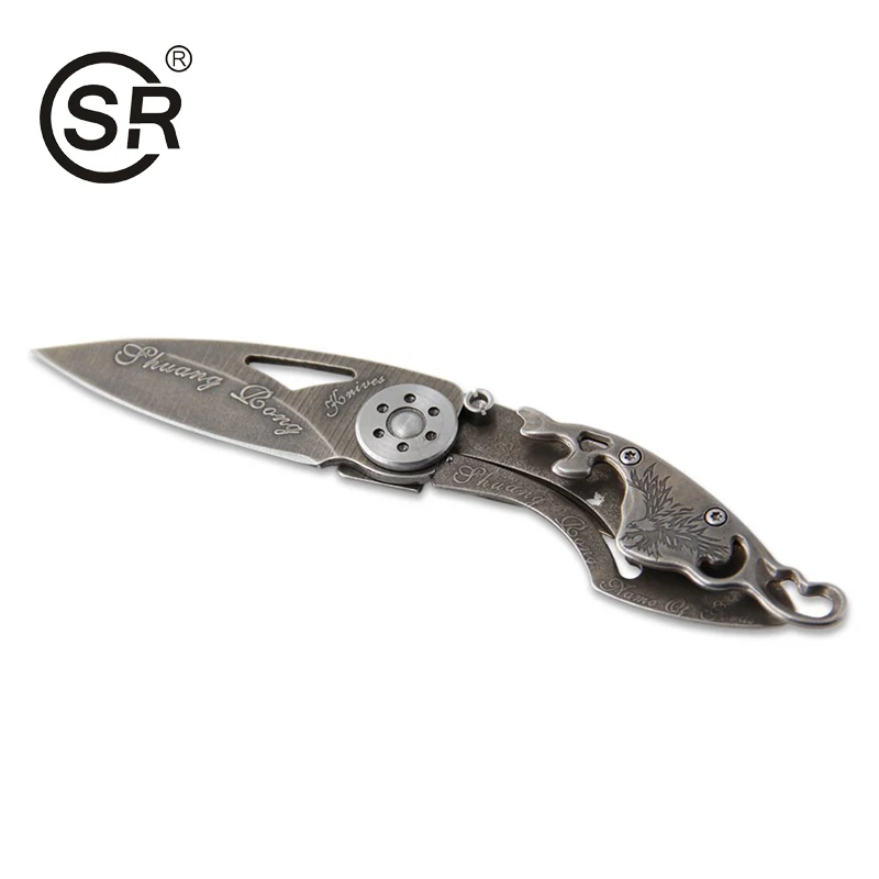 Baratos Tactical pequeño fresco plegable cuchillo de bolsillo supervivencia cuchillos frío acero acampar cuchillos coltelli marca cuchillos al aire libre militar