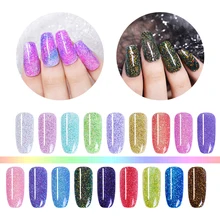 Nicole Diary 10 мл Professional погружения системы косметическая пудра голографическая блеск лазерной красочные блестящие маникюр Дизайн ногтей