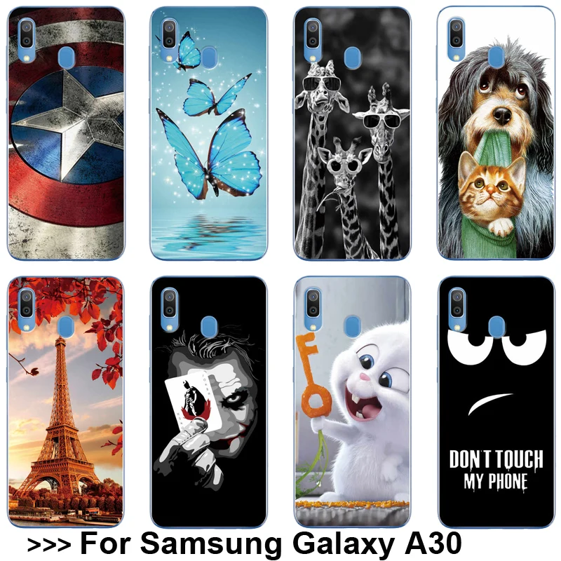 Для samsung A30 чехол для Galaxy Чехол Мягкий силиконовый 30 SM-A305F A305F A305 задней крышки |