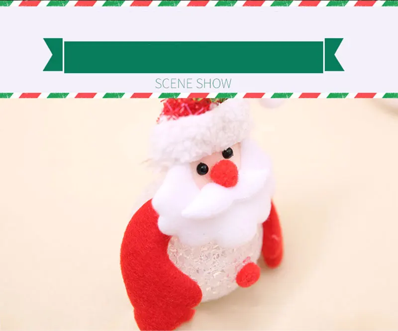 New Year Christmas Decoration for Home accessories Glowing EVA Snowman Nightlight Snowman Christmas Tree gifts Navidad Natal (20)