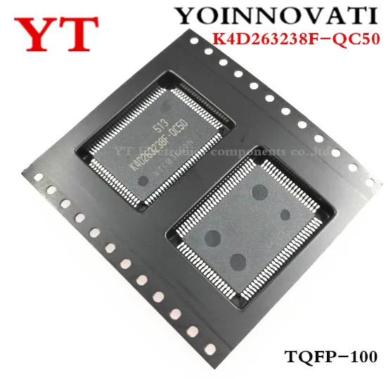 10 шт. K4D263238F QC50 QC K4D263238 TQFP100 лучшего качества|pcs|10 pcsfree |