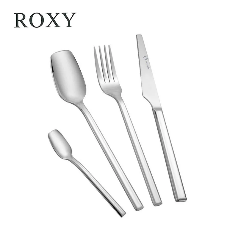 

4Pcs/set Stainless Steel Cutlery Set Western Tableware Dinnerware Sets Silverware Dinner Knife Fork Drop Shipping