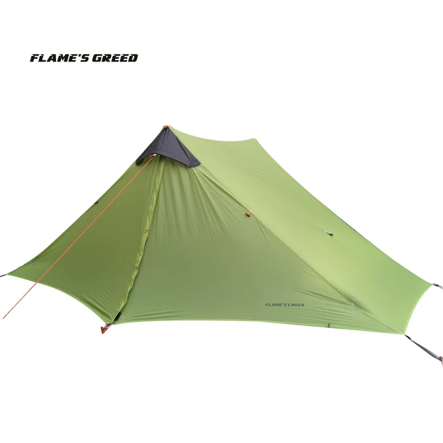 New FLAME'S CREED 2 Person Ultralight Tent 3 Season 15D Silnylon