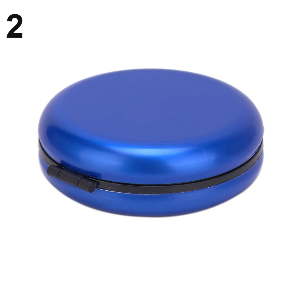

Euro Dollar Coin Purse Box Portable Mini Coin Dispenser Case with Mirror