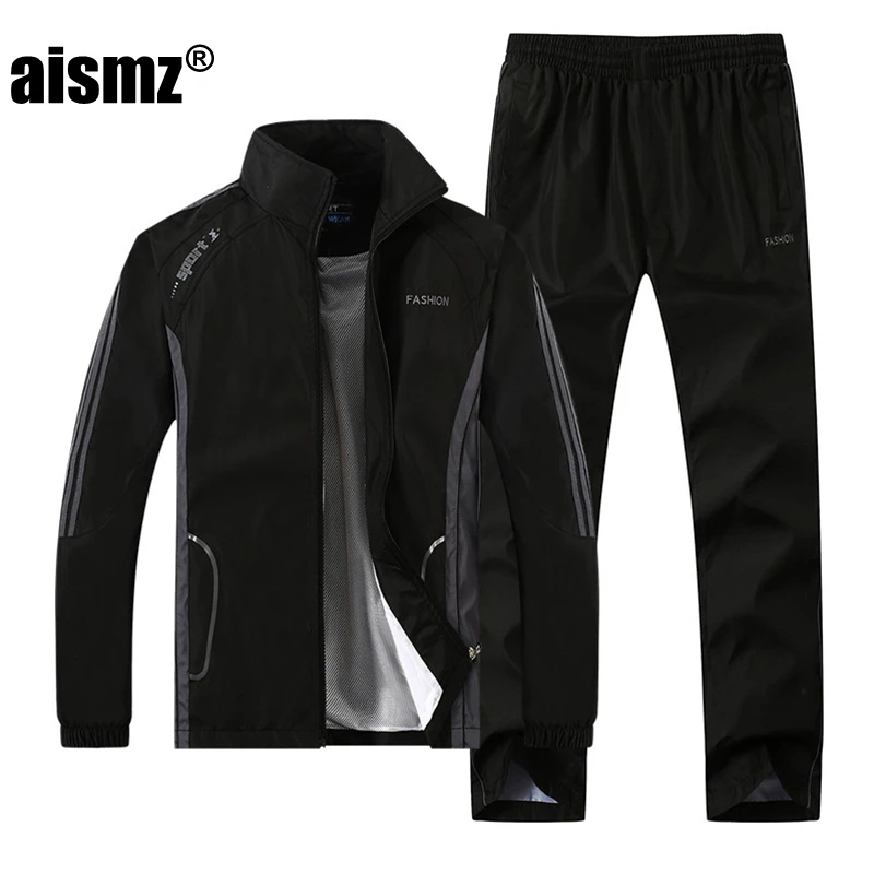 Aismz брендовая мужская спортивная одежда мужские спортивные костюмы для