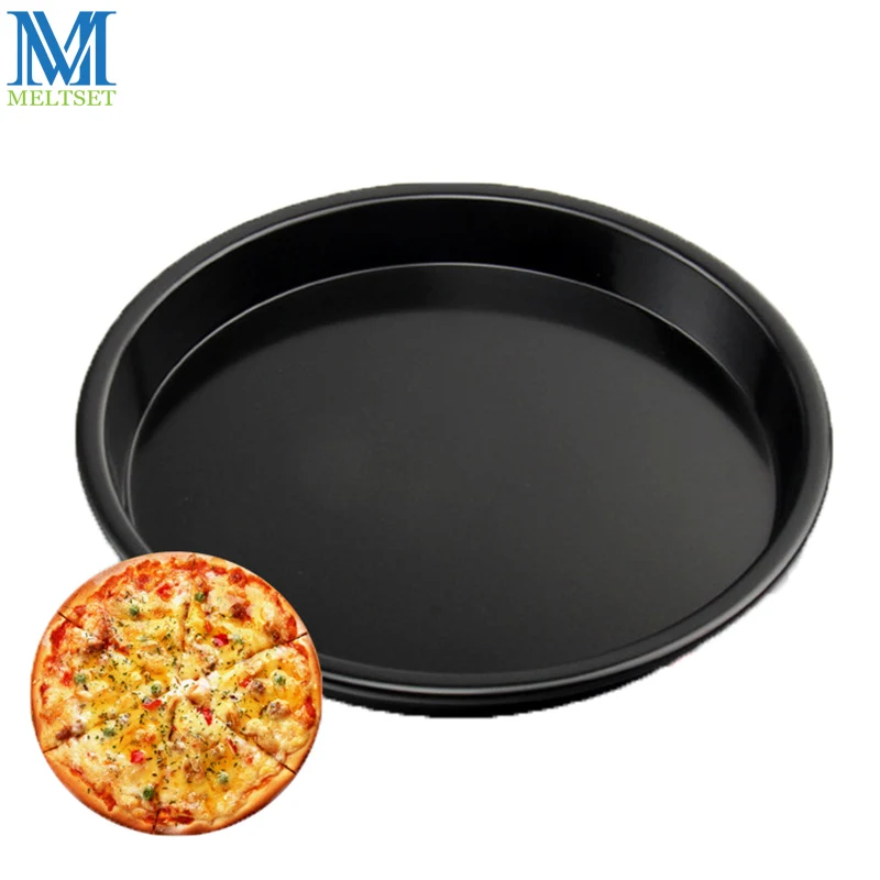 9 インチのノンスティックピザパンアルミ合金ラウンドベーキングトレイ結婚式ケーキピザパイ皿オーブンpie platepizza