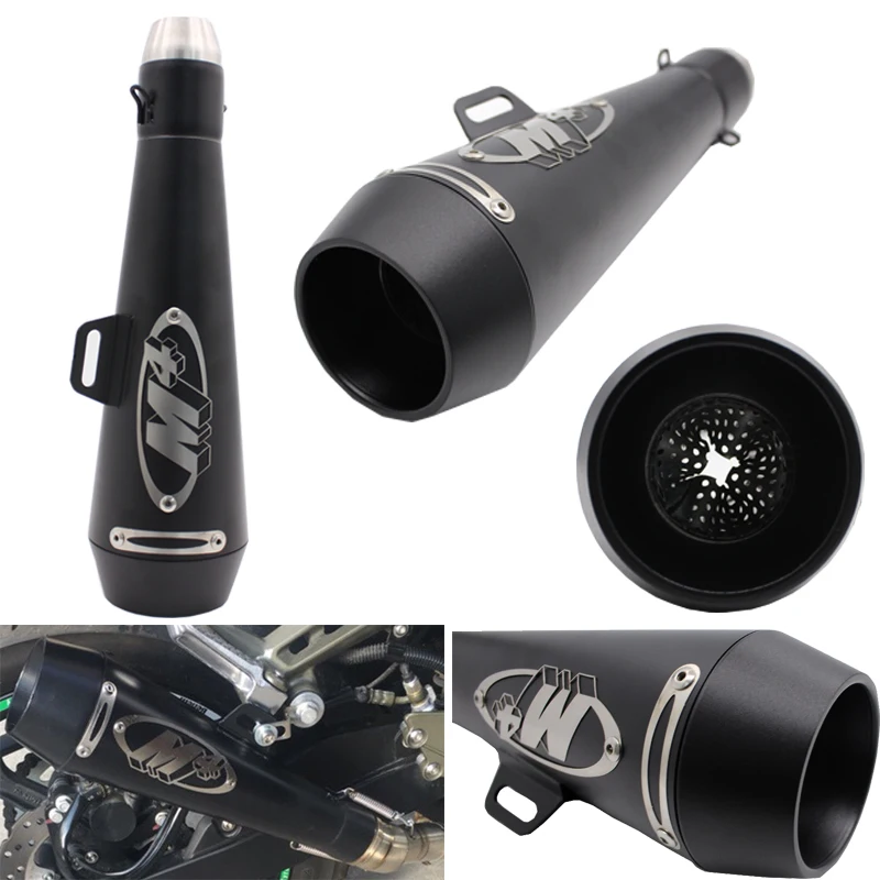 ROAOPP Motorcycle middle pipe For Benelli 600 BN600 BJ600 TNT600 with M4 exhaust eduction pipe Motorcycle Racing Street Bike KTM