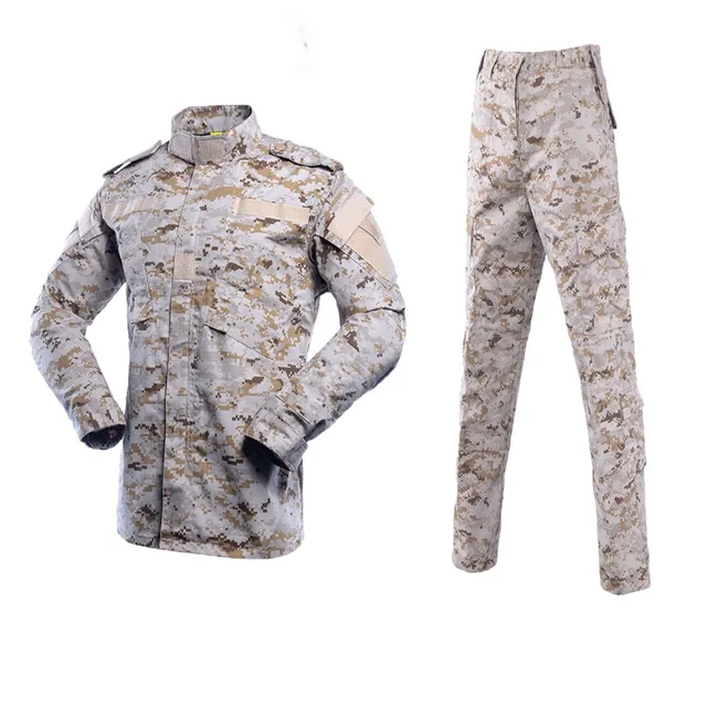 Black Military Uniform Camouflage Suit Tactical Military Airsoft Paintball Equipment Clothes 4