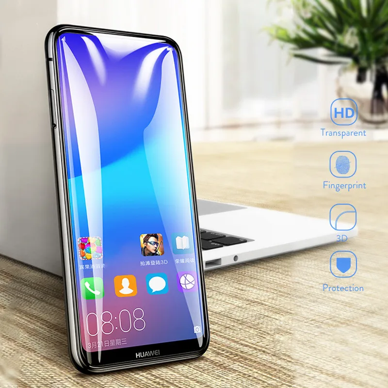 Закаленное стекло для Huawei P Smart Z пленка Y6 Pro Y5 Y9Prime 2019 P20 P30 Lite Honor 20 20s Nova 5T защитное