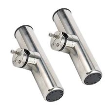 360 градусов регулируемый держатель удочки из нержавеющей стали для лодки держатель удочки для морской лодки каноэ подходит 7/"-1" трубка