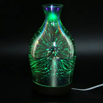 

100ML Ultrasonic Air Humidifier 3D Heart Led Night Light Essential Oil Aroma Diffuser Aromatherapy Machine