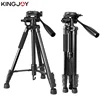 KINGJOY Officia Professional Portable Travel Aluminium Camera Tripod Video Accessories Stand with Pan Head for SLR DSLR ► Photo 2/6