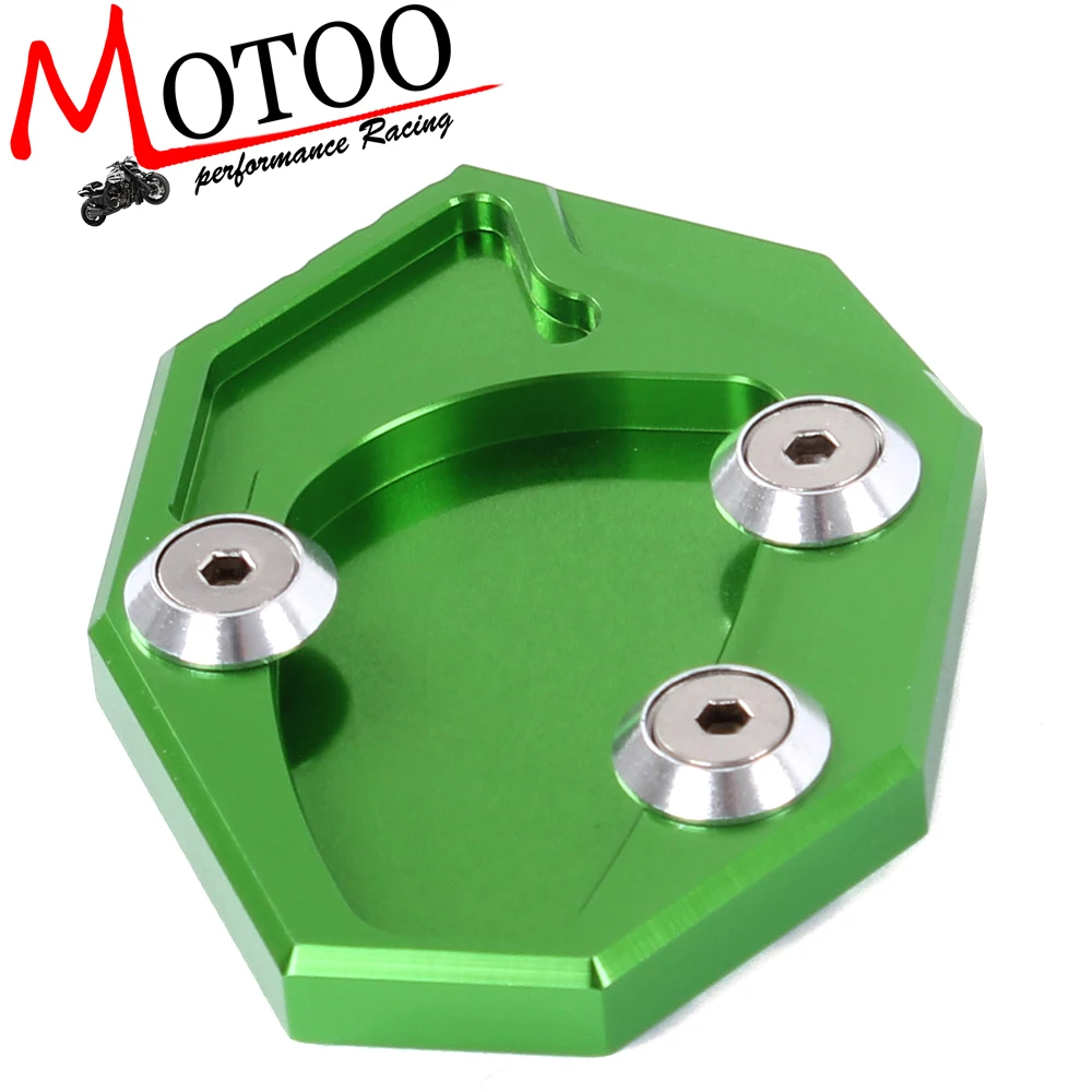 Buy CNC Aluminum Motorcycle Side Stand Pad Enlargement