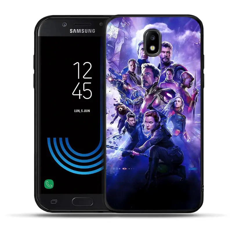 H1215 Marvel Мстители Герои милый Грут для samsung Galaxy J3 J5 J7 J2 Prime G530 j4 J6 Plus J530F Чехол черный ТПУ чехол - Цвет: H1215