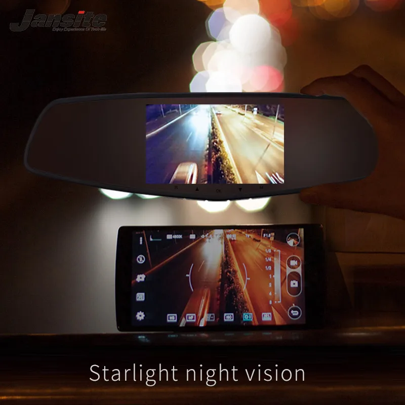 Newest Car Camera Car Dvr Blue Review Mirror Digital Video Recorder Auto Registrator Camcorder Full HD 1080P Camera Car Dvrs