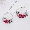 Earrings for women Charm Modern Girls Simple Fashion Jewelry Petals Gifts Cute Trends Dangler Eardrop Hoop Earring ► Photo 3/6