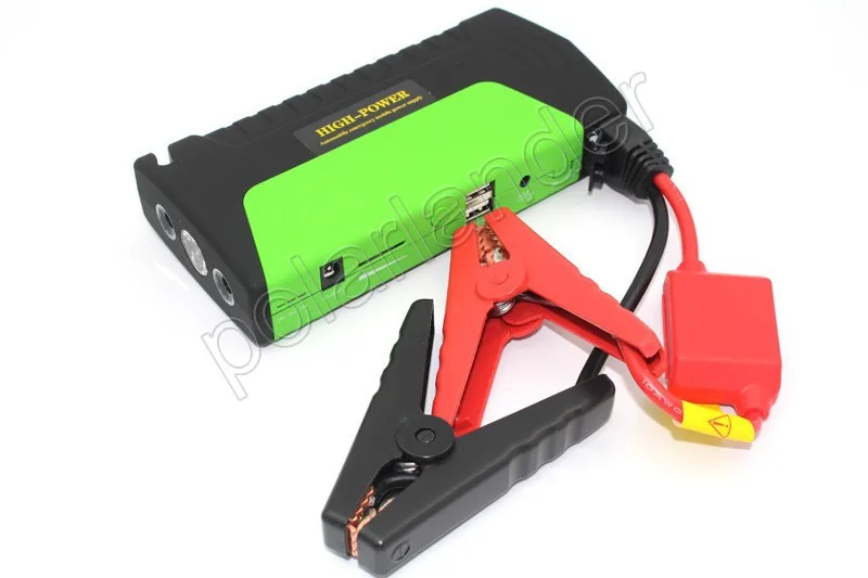 Mini mobile phone laptop Battery Charger Portable Car Jump Starter with pump auto Booster 2 USB port Power Bank 12V