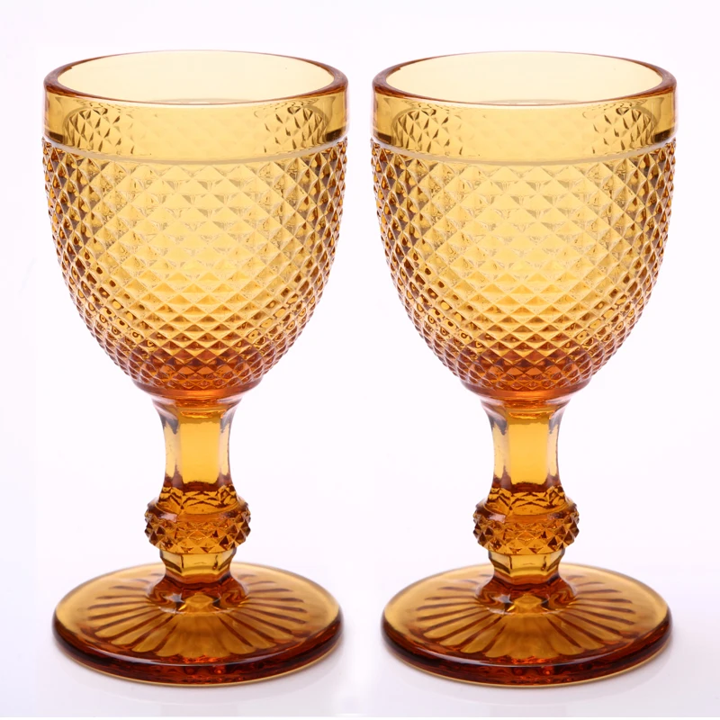 Fashion classical wine glass thick goblet multicolour glass cupin Wine