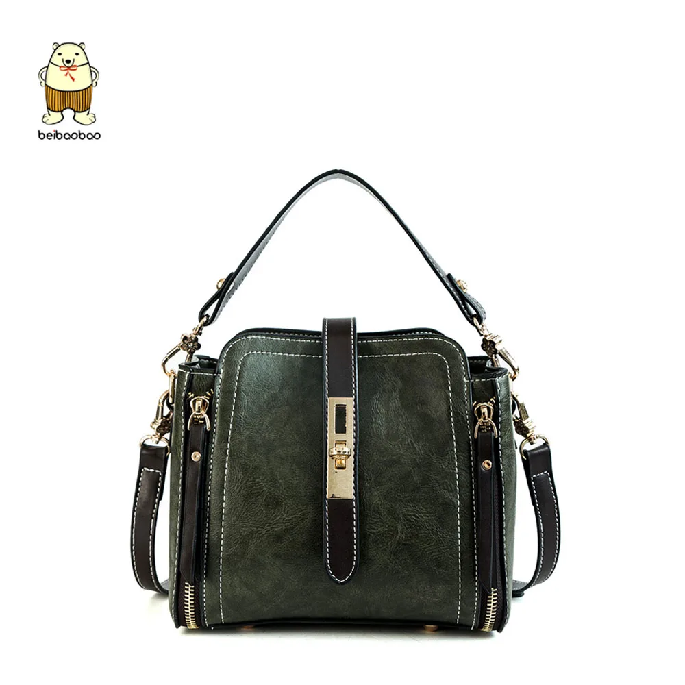 Beibaobao New Brand 2019 Pu Leather Girl&#39;s Messenger Bags Fashion Shoulder Bags Zipper Design ...
