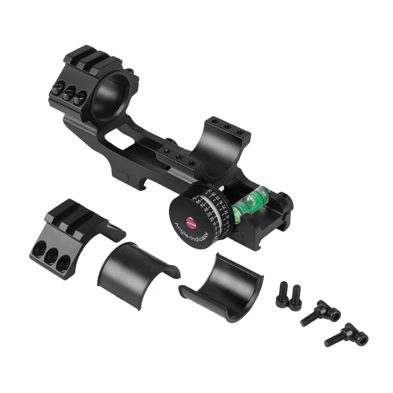 Monta com Ângulo Anéis para Picatinny Ferroviário na Parte Westhunter Pedaço Weaver Picatinny Scope Bolha Nível 1 Polegada Escopo Superior 25.4 - 30mm um 6 Esporte e Lazer