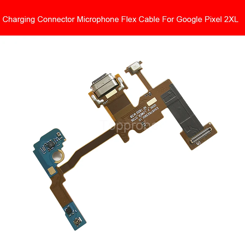 

USB Charger Jack Dock Board For Google Pixel 2XL 2 XL Charging USB Port Plug Connector Board Flex Ribbon Cable Repair Parts