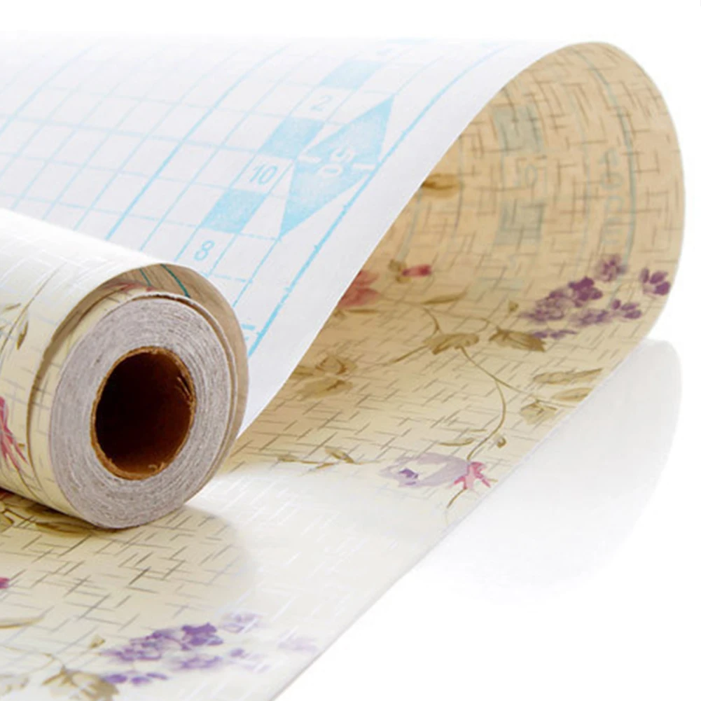 

Cupboard Table Decorative Kitchen Home Mildew Proof Drawer Liner Mat DIY Shelf Self Adhesive Paper Anti Bacterial Waterproof