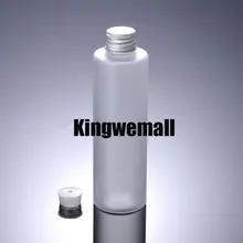 300 шт./лот емкость 200 мл матовая ПЭТ пластиковая бутылка для воды с алюминиевой крышки косметические упаковки FMJ21