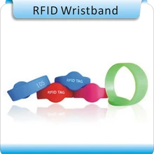 Кремния ID браслет Водонепроницаемый RFID ID Управление доступом универсальный для продажи 100 шт