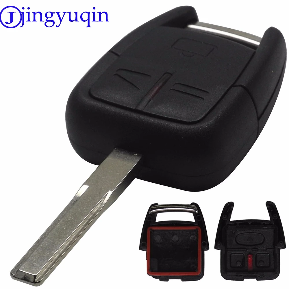 Jingyuqin 3 кнопки автомобиля дистанционного ключа оболочки Чехол, футляр для телефона Fob Стайлинг пустой для Vauxhall Opel Vectra Astra Z для Omega