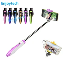 Новое поступление мини проводной selfie stick 20 см-68 см Выдвижной Штатив-монопод для iphone5 6/6s samsung huawei xiaomi meizu 4-6 дюймов сотовые телефоны