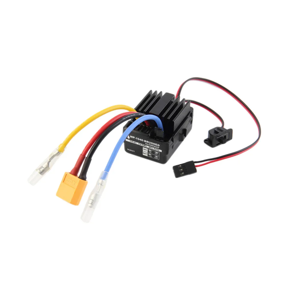 1pcs WP 1040 60A Brushed ESC Controller Waterproof For RC Car Motoresc