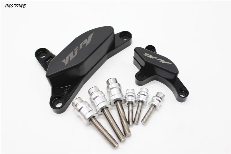 

1 Set CNC Engine Protector Frame Slider Cover Crash Pads Case Guard for YAMAHA R1 2007 2008 07 08