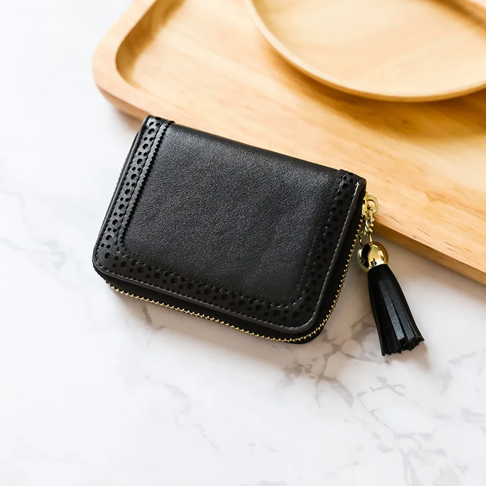 Women wallet 5 colors leather genuine Mnycxen card wallet Simple Short Wallet Coin Purse Card Holders Handbag Free shipping#4